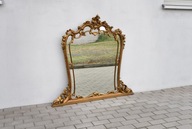 Unikátne zrkadlo po rekonštrukcii 116x106 cm zlaté