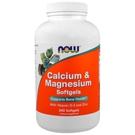 Now Foods Calcium Magnesium zdravé kosti 240 kaps
