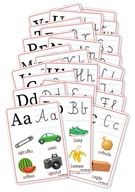 Plansze eukacyjne A4 - Alfabet 23 karty