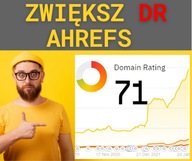 Pozycjonowanie Strony - Zwiększ Autorytet strony do DR 70+ Dwa razy