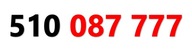510 087 777 STARTER ORANGE ZŁOTY ŁATWY PROSTY NUMER KARTA SIM GSM PREPAID