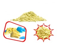 Kinetický piesok 1kg v sáčku žltý