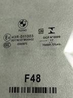 BMW X1 F48 2017 window left rear part