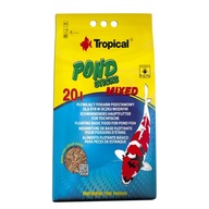 Tropical Pond Sticks Mixed Pokarm pływający pałeczki dla złotych rybek 20L