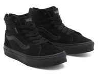 Vans Filmore Hi Zip, buty sportowe młodzieżowe, r.38, czarne