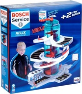 Wielopoziomowy Parking Garaż Bosch Helix 56cm + 2 Autka Spiralna Winda