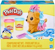 Ciastolina Play-doh Mini Psi Fryzjer Hasbro nożyczki plasterek piesek E7908