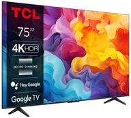 Telewizor TCL 75V6B 75" LED Google TV 4K UHD HDR Dolby Audio