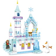 Frozen Princess Castle Block Toys Detské hračky 366 KS