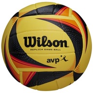 5 Piłka siatkowa Wilson AVP Replica Game żółto-czarno-pomarańczowa WTH01020