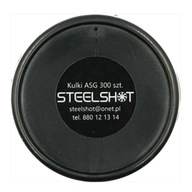 Steelshot Oceľové guličky ASG 6 mm 300 ks nádoba