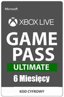 Xbox Game Pass Ultimate 6 MIESIĘCY 180 DNI GOLD + EA PLAY + CORE