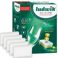 TABLETY DO UMYTKA LUDWIK POWER 120ks + 5 ŠPONGIÁCH