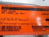 vedení klimatizaci 922332001 BMW 1 E81 E87