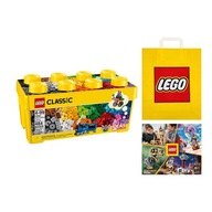 LEGO CLASSIC '10696 Kreatívne kocky LEGO, stredná krabička +Taška +Katalóg
