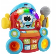 Zabawka interaktywna Chicco Karaoke śpiewak, wyjmowany mikrofon, światła