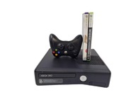 KONSOLA XBOX 360 SLIM 250GB + 2 GRY +PAD