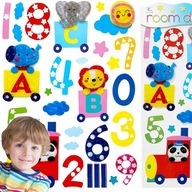 3D FALMATRICA GYEREKEKNEK ÁLLATKERT SZÁMOK EDU SZOBA DEKORÁCIÓ FALRA