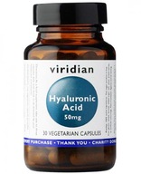 VIRIDIAN Hyaluronic acid 50 mg 30 kaps.