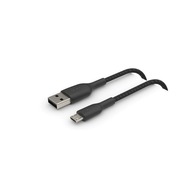 BELKIN BOOST CHARGE CABLE MICROUSB - USB-A BR,1M, BLACK