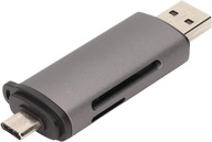 Czytnik Kart USB C SD, Adapter Czytnika USB C USB