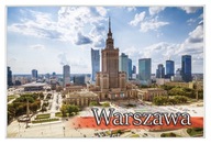 Magnesy na lodówkę miasta - WARSZAWA