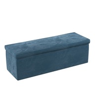 Box čalúnený pruský modrý velvet 120cm