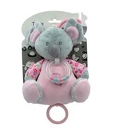 KOALA ZENEDOBOZ RÓZSASZÍN 18CM