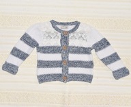 NEXT SWETEREK SWETER KARDIGAN KORONKA 12-18M 86