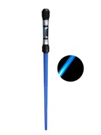 Miecz świetlny składany niebieski odgłosy długi 83 cm