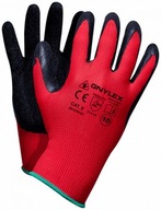Ochranné rukavice Gnylex červeno-čierne veľkosť 7
