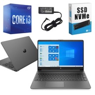 Notebook HP 15s-fq1118nw 15,6" Intel Core i3 8 GB / 256 GB čierny