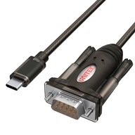 UNITEK Y-1105K adapter konwerter z USB-C do RS-232 kabel 1,5m