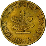 Moneta, Niemcy - RFN, 5 Pfennig, 1949, Stuttgart,