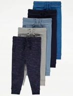 GEORGE 5 szt spodnie dresowe 80-86 cm 12-18 m-cy