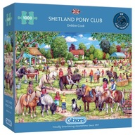 Puzzle Shetlandské poníky 1000 dielikov, značka CLEMENTONI.