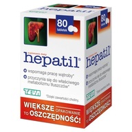 Hepatil 150 mg, 80 tabletek, na wątrobę