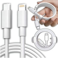 ZeeTech USB Type-C - Apple Lightning kábel, 1 m, fehér