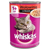 WHISKAS VLHKÉ KRMIVO PRE MAČKY S HOVÄDZÍM MÄSOM 400G