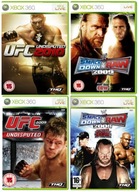 Zestaw Bijatyk UFC + WWE SmackDown XBOX 360 4-GRY