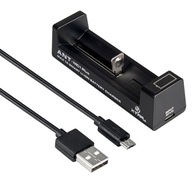 XTAR MC1 1 csatornás akkumulátortöltő 3.7V 18650 16340 21700 Li-Ion akkumulátorokhoz