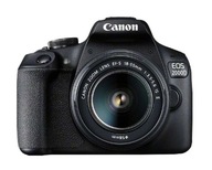 Canon EOS 2000D BK 18-55 IS II EU26 Zestaw do lustrzanki 24,1 MP CMOS 6000