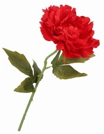 Kwiat sztuczny Piwonia chińska 50 cm CZERWONY