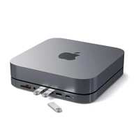 Satechi ST-ABHFM Hub USB-C Aluminiowy Stand 2w1 Stojak podstawka Mac Mini