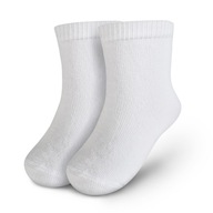 Ponožky detské biele 12-18 m