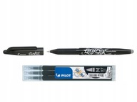 ZESTAW Długopis ścieralny Frixion 0,7 czarny +3wkł