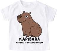 T-shirt koszulka dziecięca z kapibarą roz 128