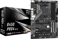 ASRock Płyta główna B450 PRO4 R2.0 AM4 4DDR4 DP/HD