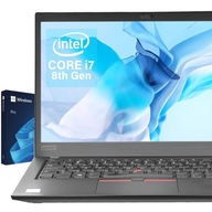 Notebook Lenovo ThinkPad T480s 14 palcov i7 8Gen Quad Core Full HD 14 " Intel Core i7 16 GB / 512 GB čierny