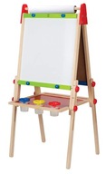 Hape All-in-1 Easel | Award-Winning Double-Sided Kids Standing Easel Adjust